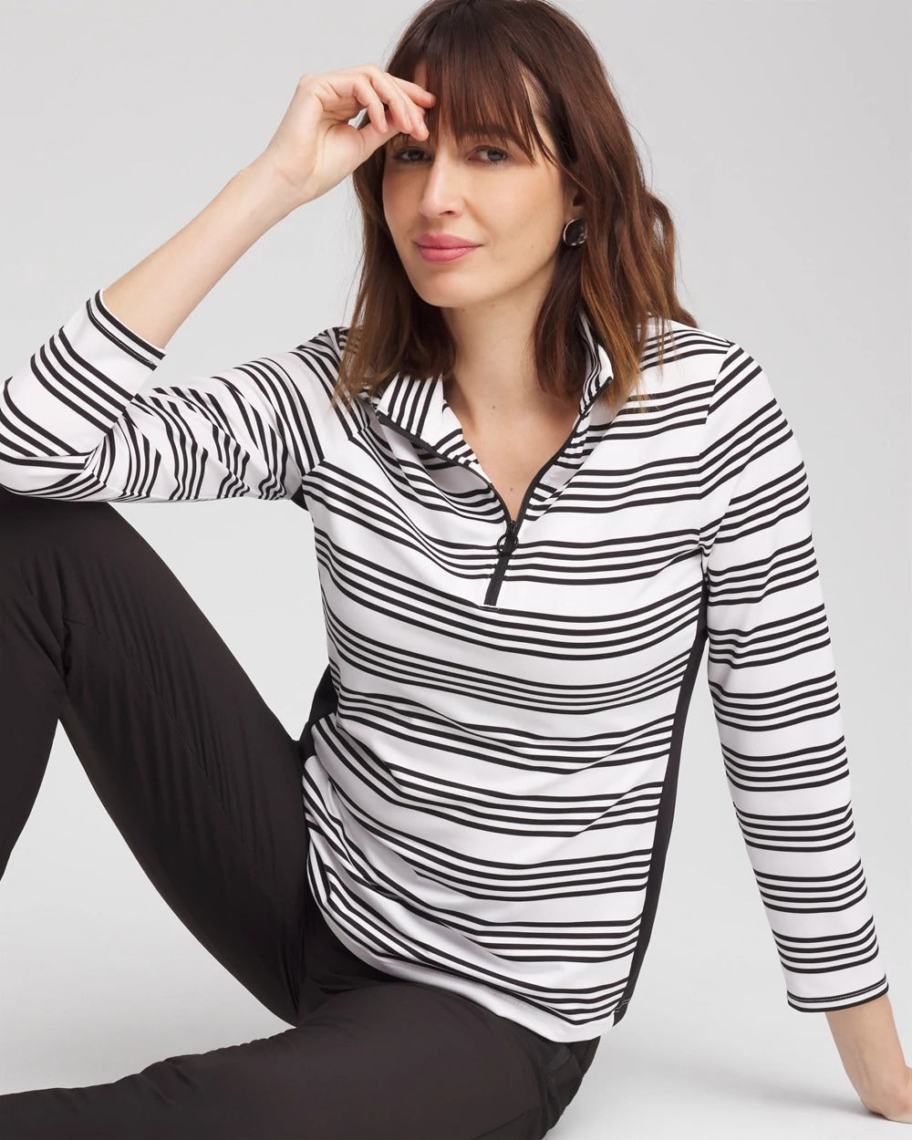 Zenergy® UPF Stripe Long Sleeve Top - Chico's