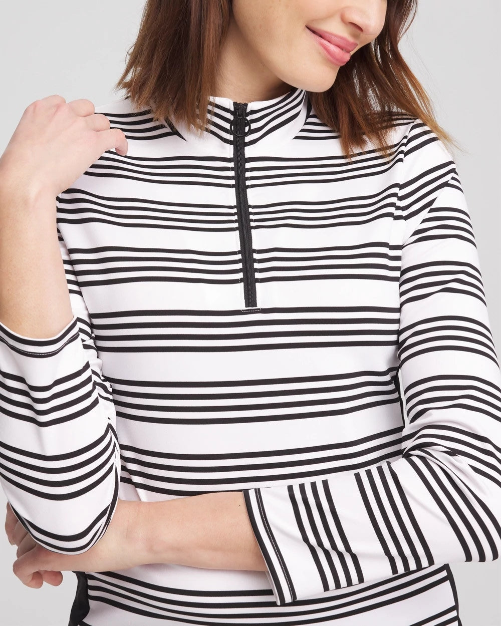 Zenergy® UPF Stripe Long Sleeve Top - Chico's