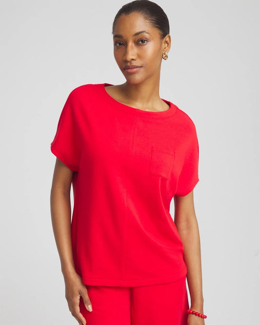 Zenergy® French Terry Pocket Shirt - Chico's