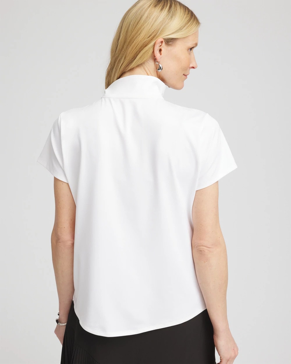Zenergy® UPF Mockneck Short-Sleeve Top - Chico's