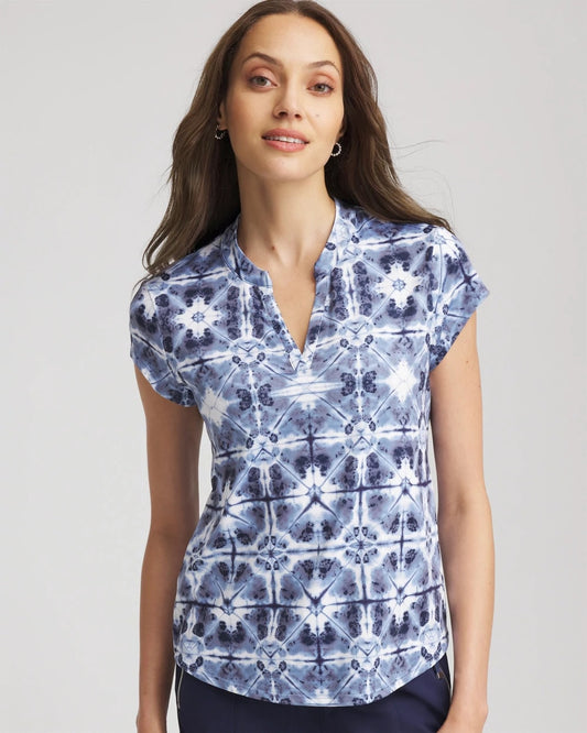 Zenergy® UPF Printed Polo Top - Chico's