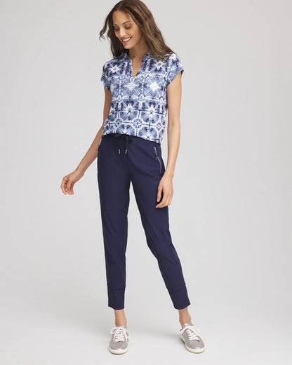 Zenergy® UPF Printed Polo Top - Chico's