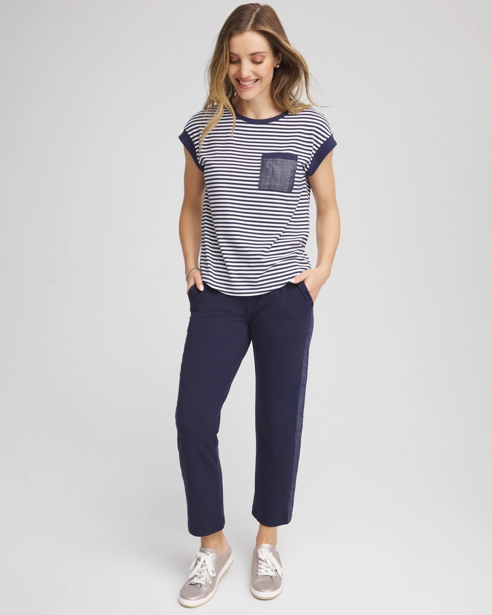 Zenergy® UPF Striped Tee - Chico's