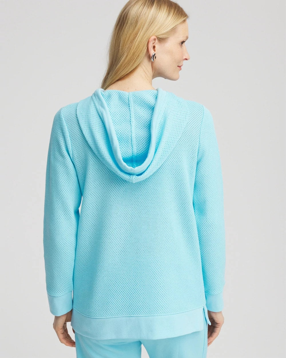 Zenergy® Crochet Knit Hooded Pullover Top - Chico's