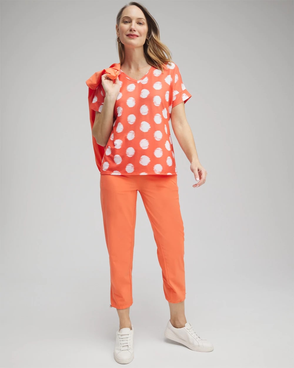 Zenergy® Dots Drop Shoulder Tee - Chico's