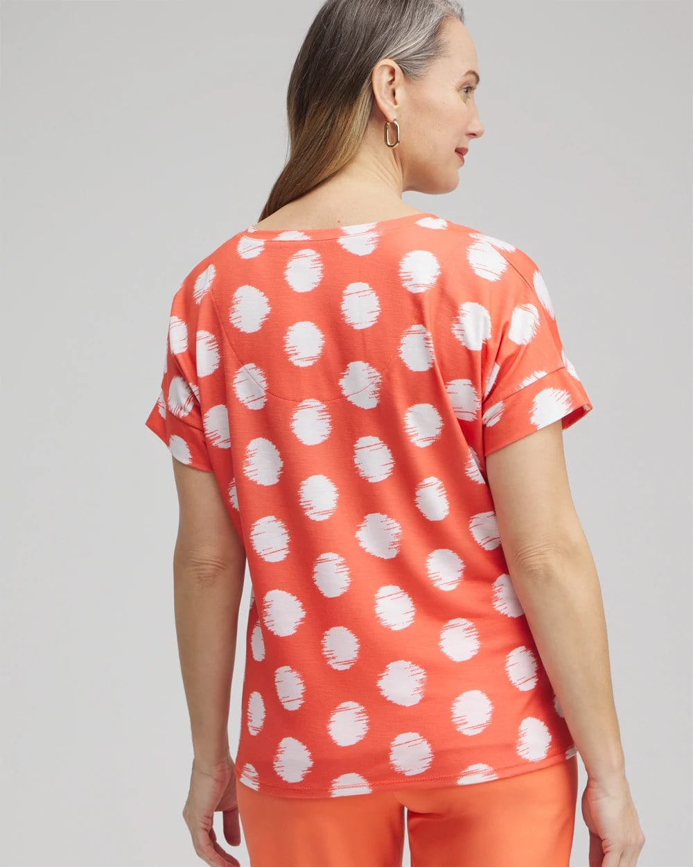 Zenergy® Dots Drop Shoulder Tee - Chico's