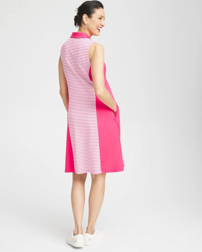 Zenergy® UPF Knit Block Stripe Dress - Chico's