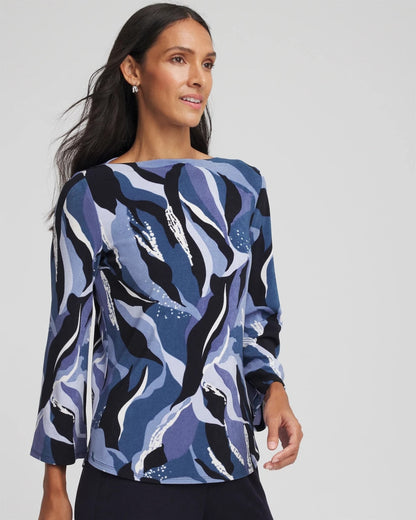Travelers™ Wave Straight Neck Tunic - Chico's