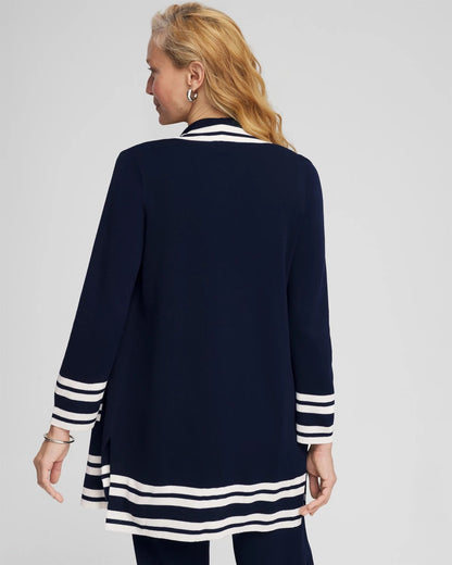 Travelers™ Contrast Border Cardigan - Chico's