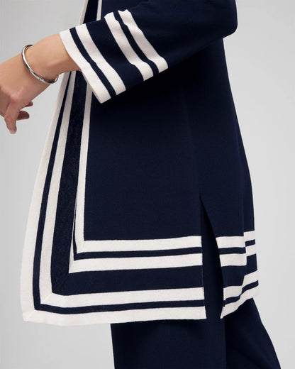 Travelers™ Contrast Border Cardigan - Chico's