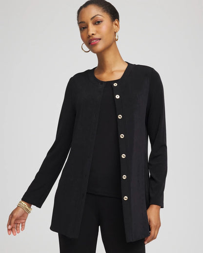 Travelers™ Collection Scoopneck Shirt Jacket - Chico's