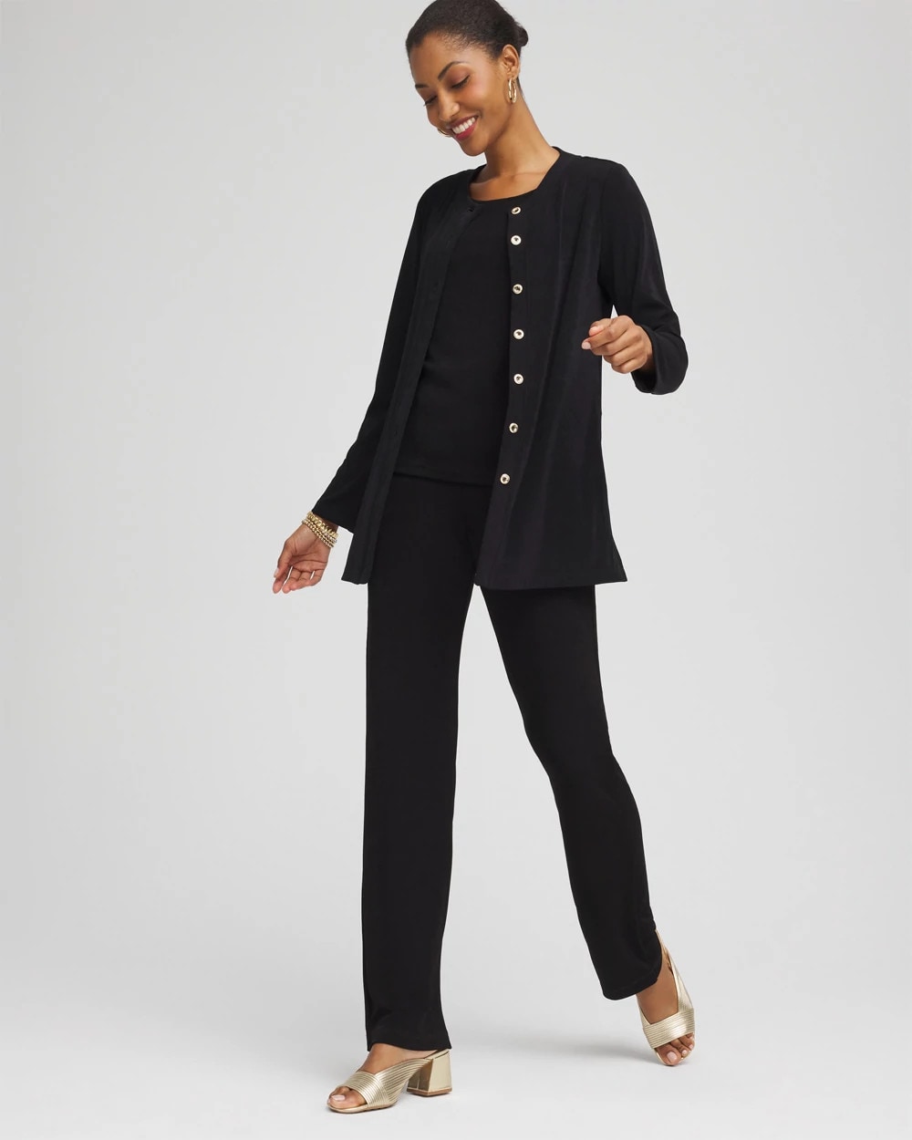Travelers™ Collection Scoopneck Shirt Jacket - Chico's