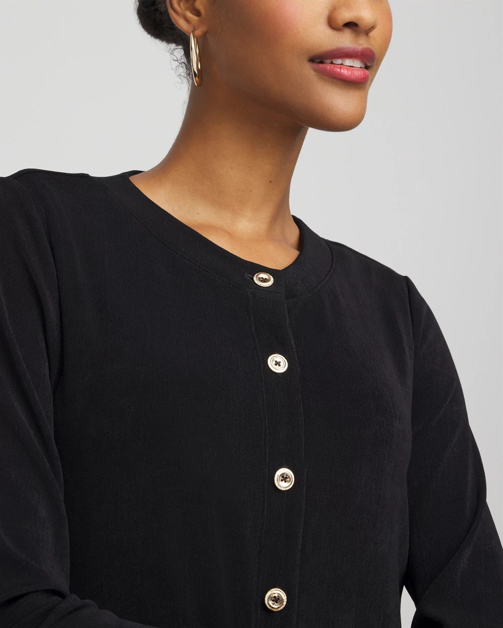 Travelers™ Collection Scoopneck Shirt Jacket - Chico's