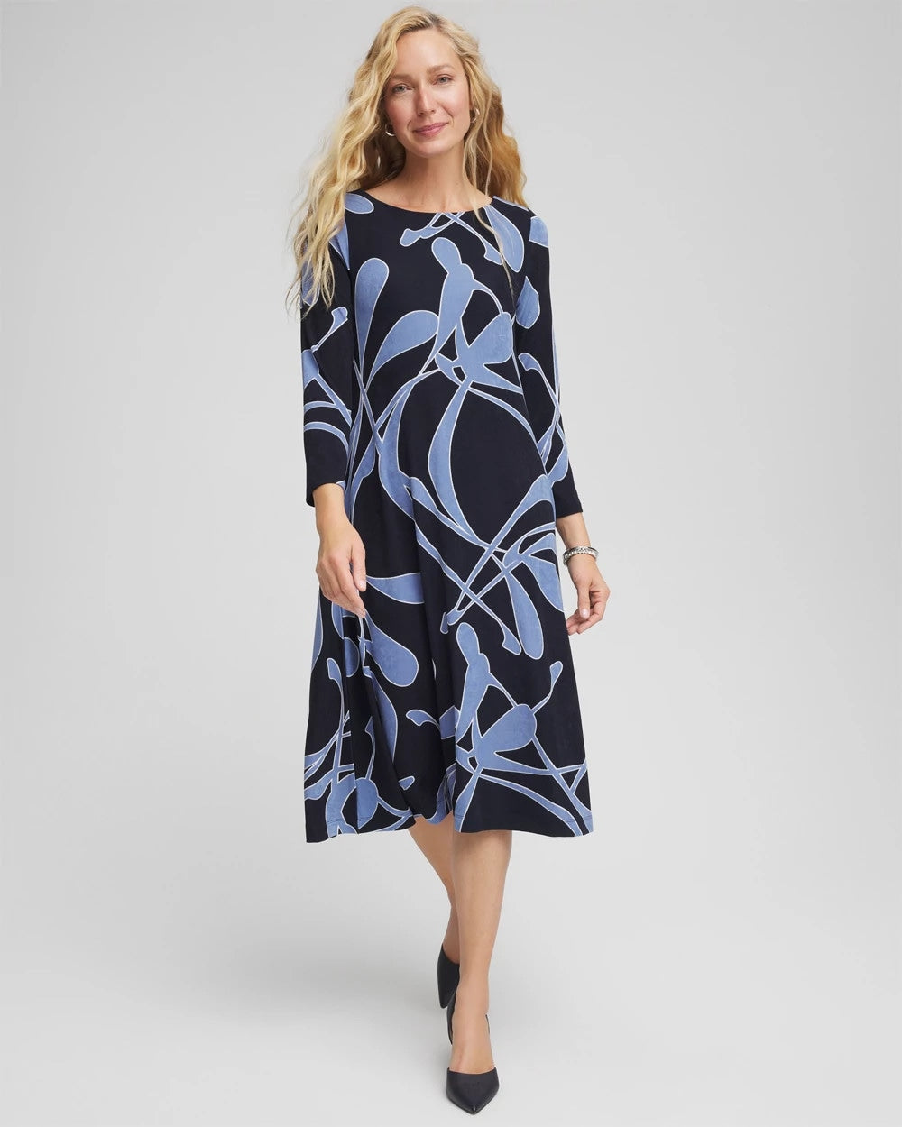 Travelers™ Abstract Midi Dress - Chico's