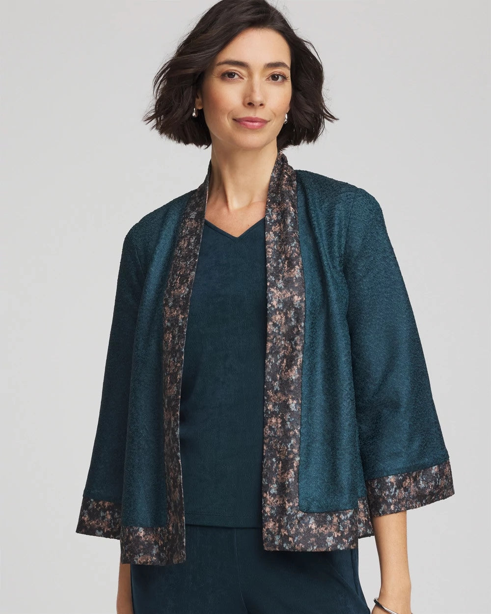 Travelers™ Collection Crystal Crushed Reversible Jacket - Chico's