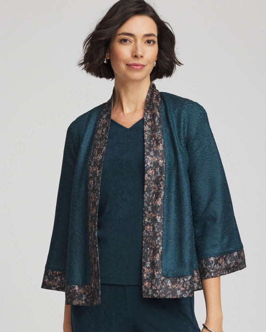 Travelers™ Collection Crystal Crushed Reversible Jacket - Chico's