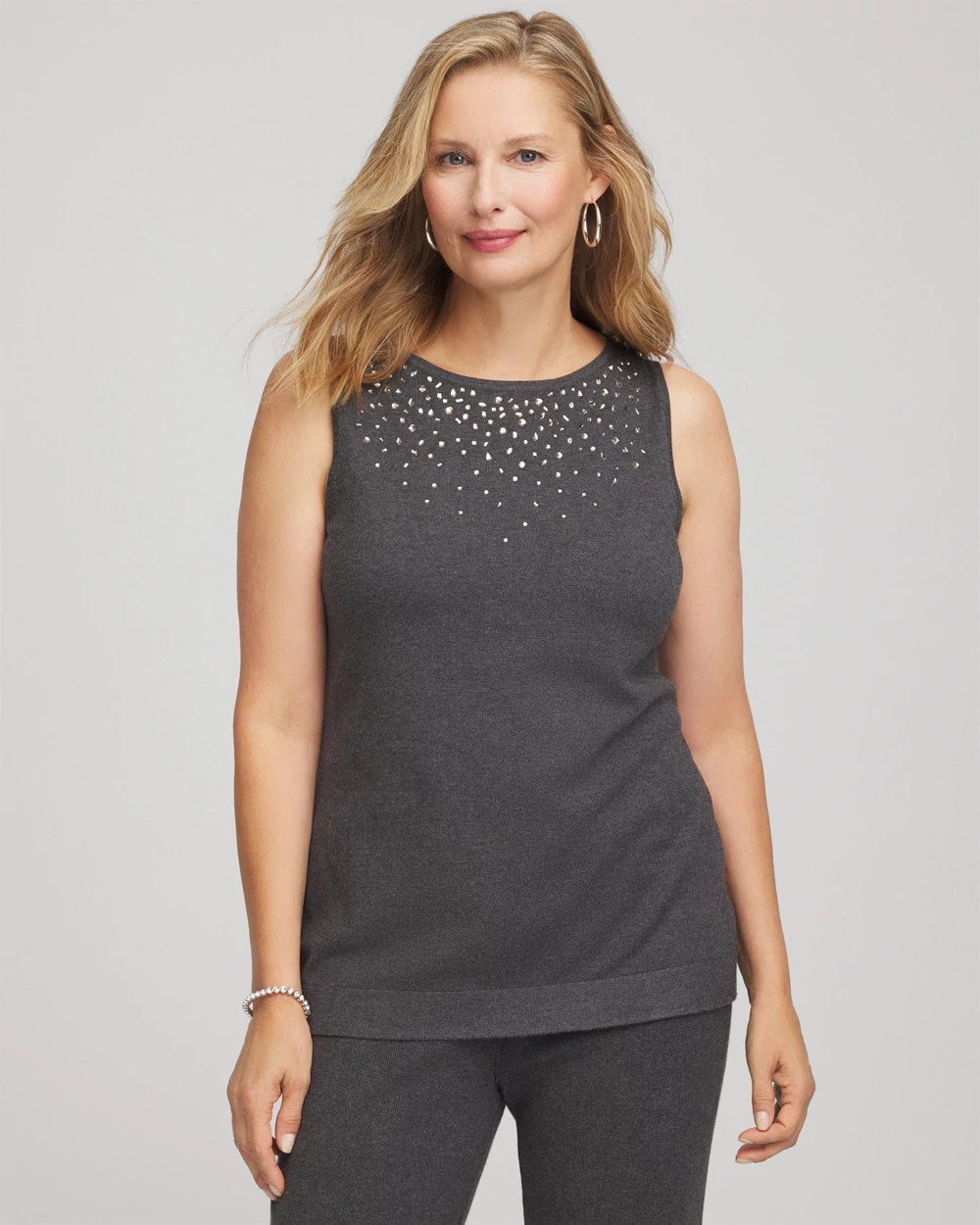 Travelers™ Rhinestone Tank - Chico's