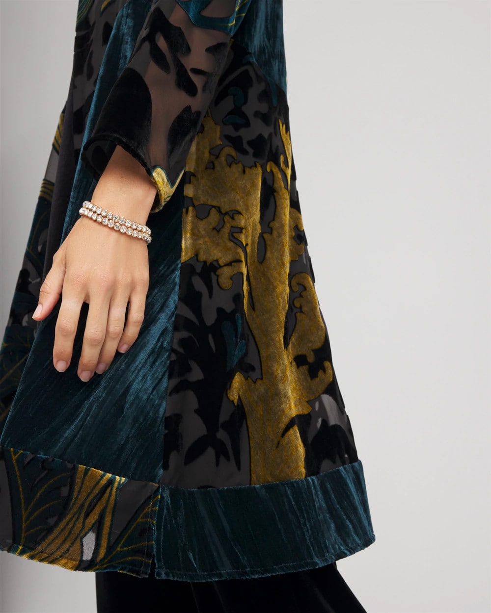 Travelers™ Collection Floral Burnout Kimono Jacket - Chico's