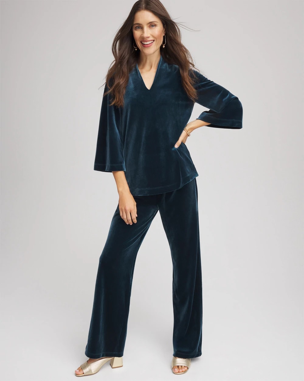 Travelers™ Velvet No Tummy Pants - Chico's