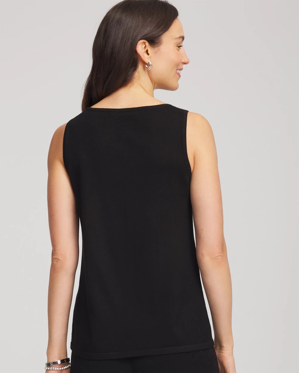 Travelers™ Embellished Scoopneck Tank - Chico's