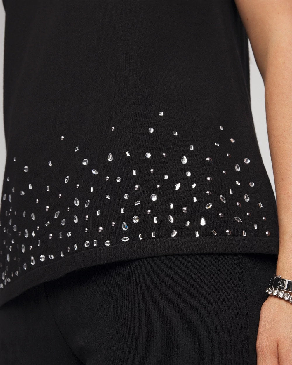 Travelers™ Embellished Scoopneck Tank - Chico's