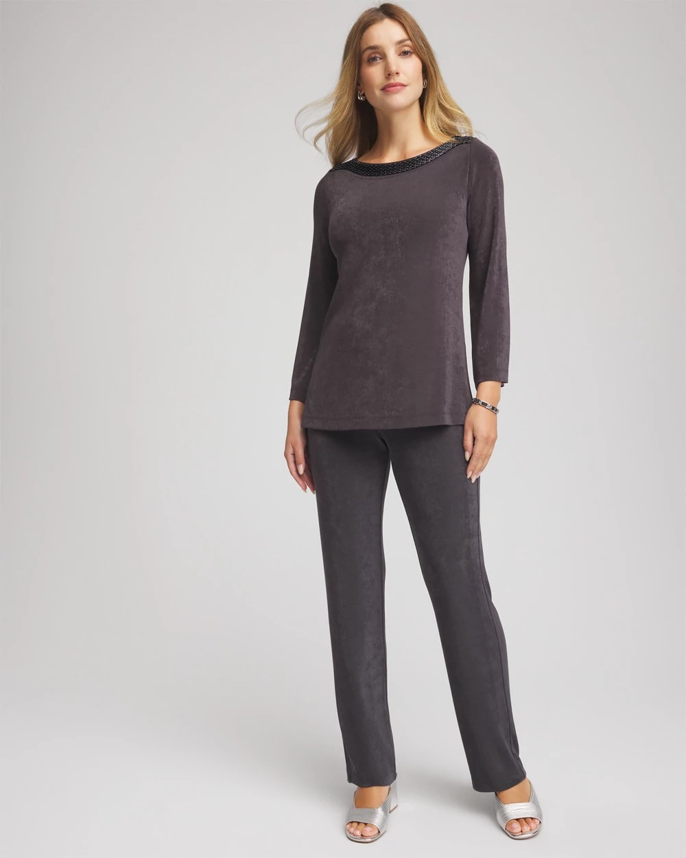 Travelers™ Koia Pearl Beaded Tunic - Chico's
