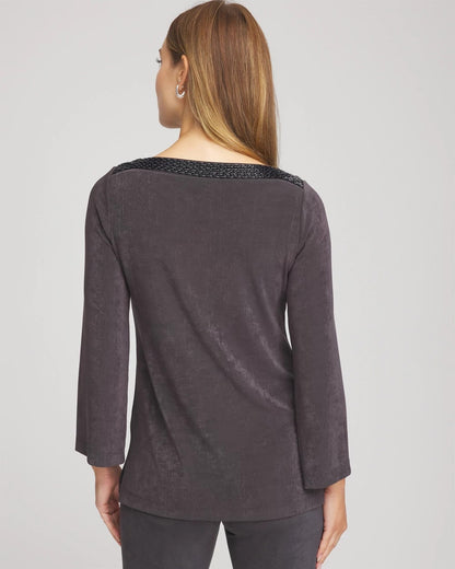 Travelers™ Koia Pearl Beaded Tunic - Chico's