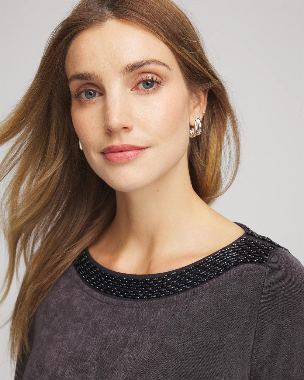 Travelers™ Koia Pearl Beaded Tunic - Chico's