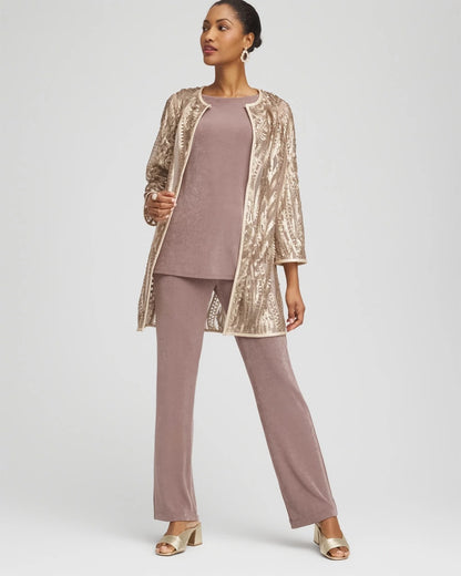 Travelers™ Collection Champagne Sequins Jacket - Chico's