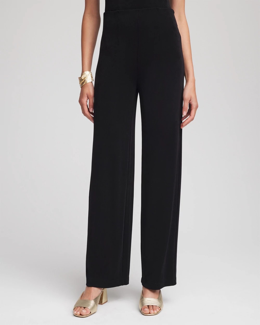 Travelers™ Hollywood-Waist Straight-Leg Pants - Chico's