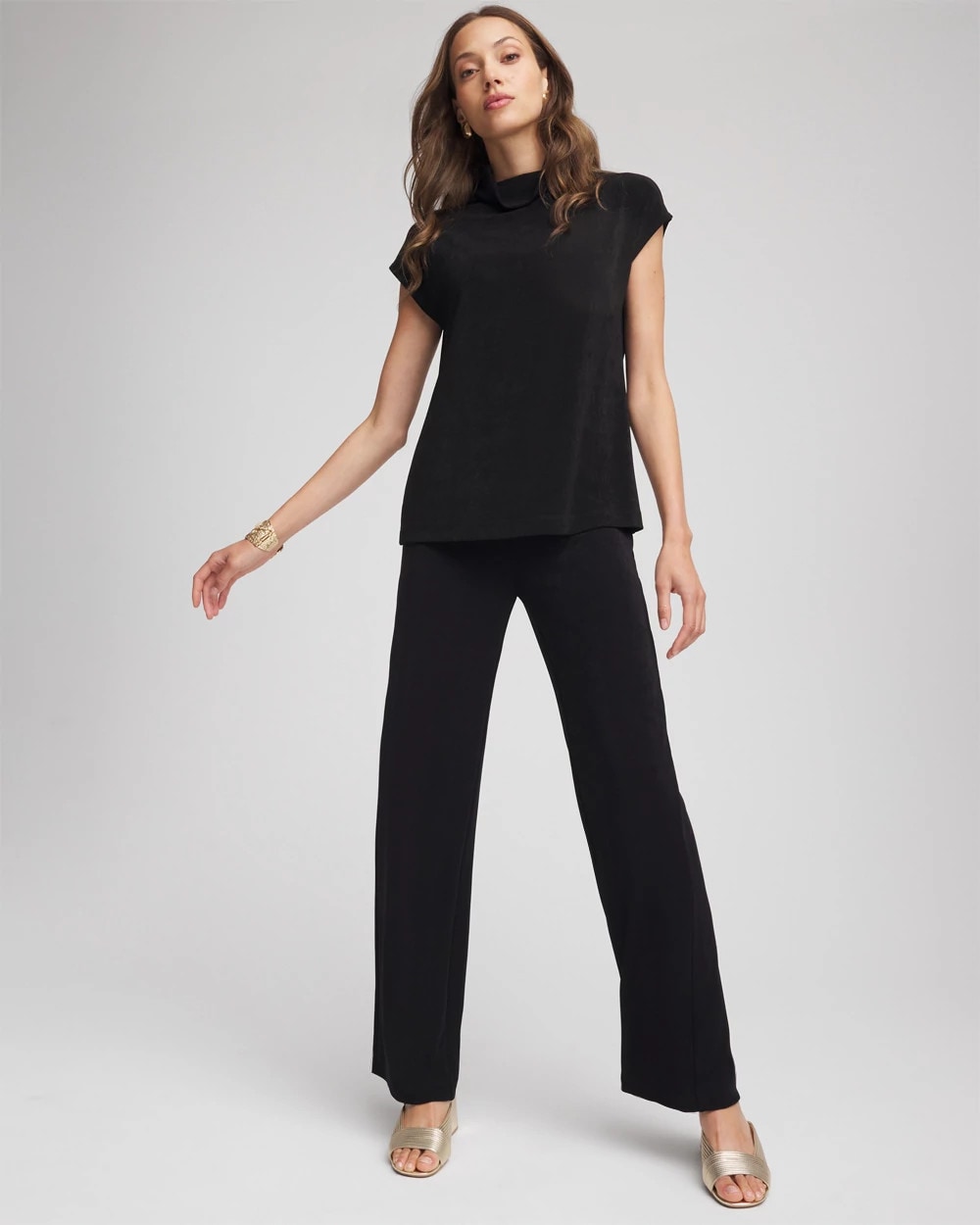 Travelers™ Hollywood-Waist Straight-Leg Pants - Chico's