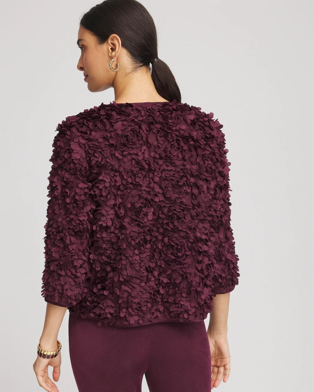 Travelers™ Collection Textured Rosette Jacket - Chico's