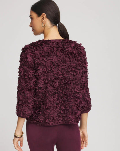 Travelers™ Collection Textured Rosette Jacket - Chico's