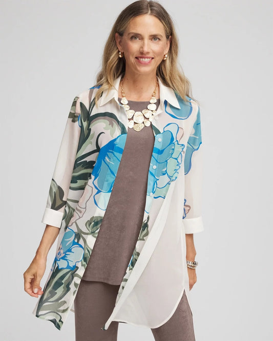 Travelers™ Artisanal Chiffon Tunic - Chico's