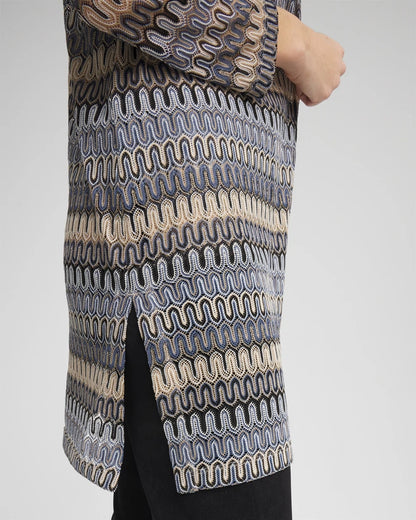 Travelers™ Knit Chevron Open-Front Cardigan - Chico's