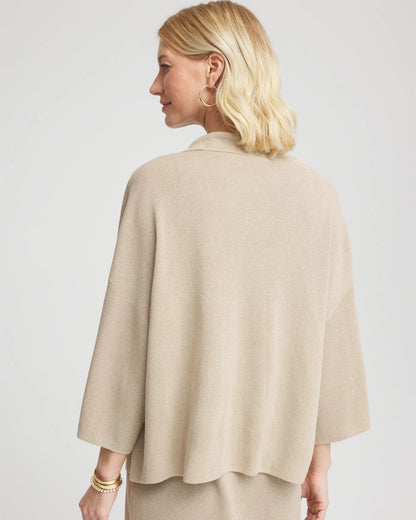 Travelers™ Collection Metallic Knit Cardigan - Chico's