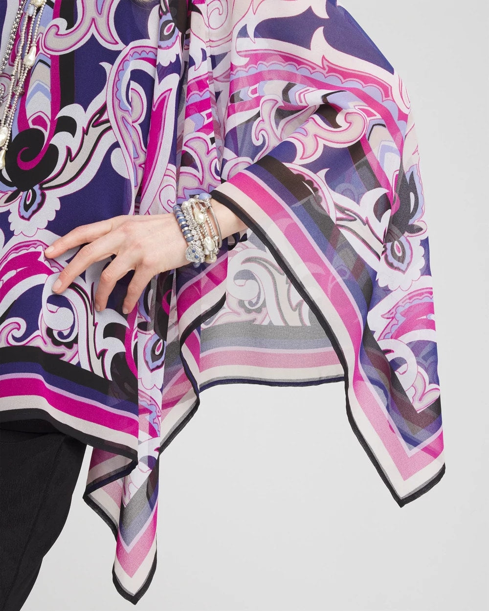 Travelers™ Paisley Chiffon Layered Top - Chico's