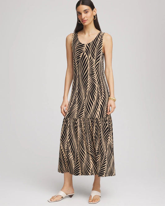 Travelers™ Palm-Frond-Motif Dress - Chico's