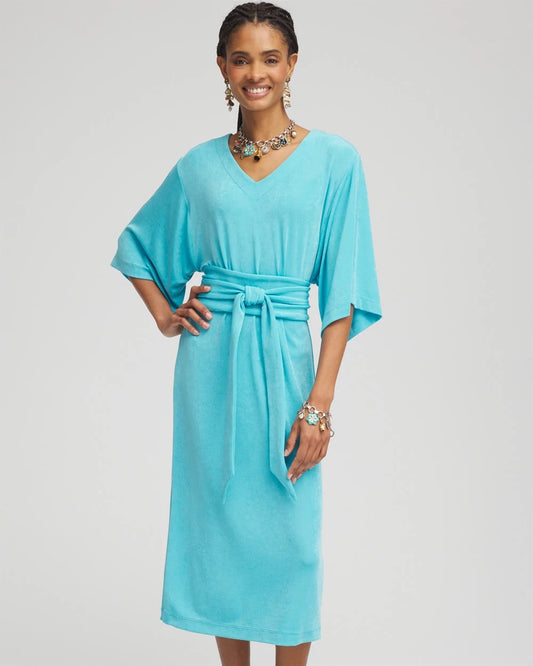 Travelers™ Kimono Sleeved V-Neck Dress - Chico's