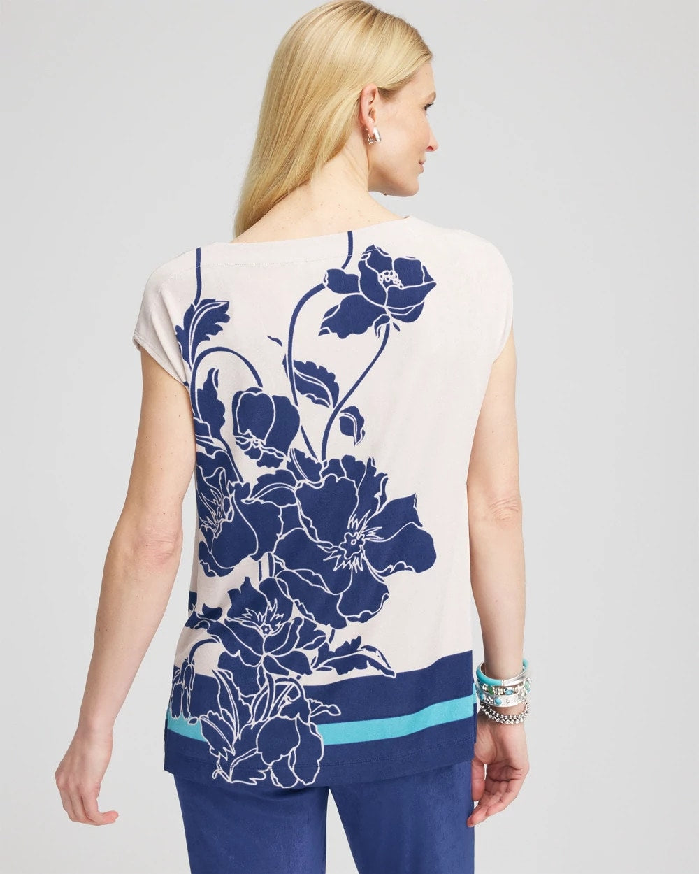 Travelers™ Wildflower Cap-Sleeved Tunic - Chico's