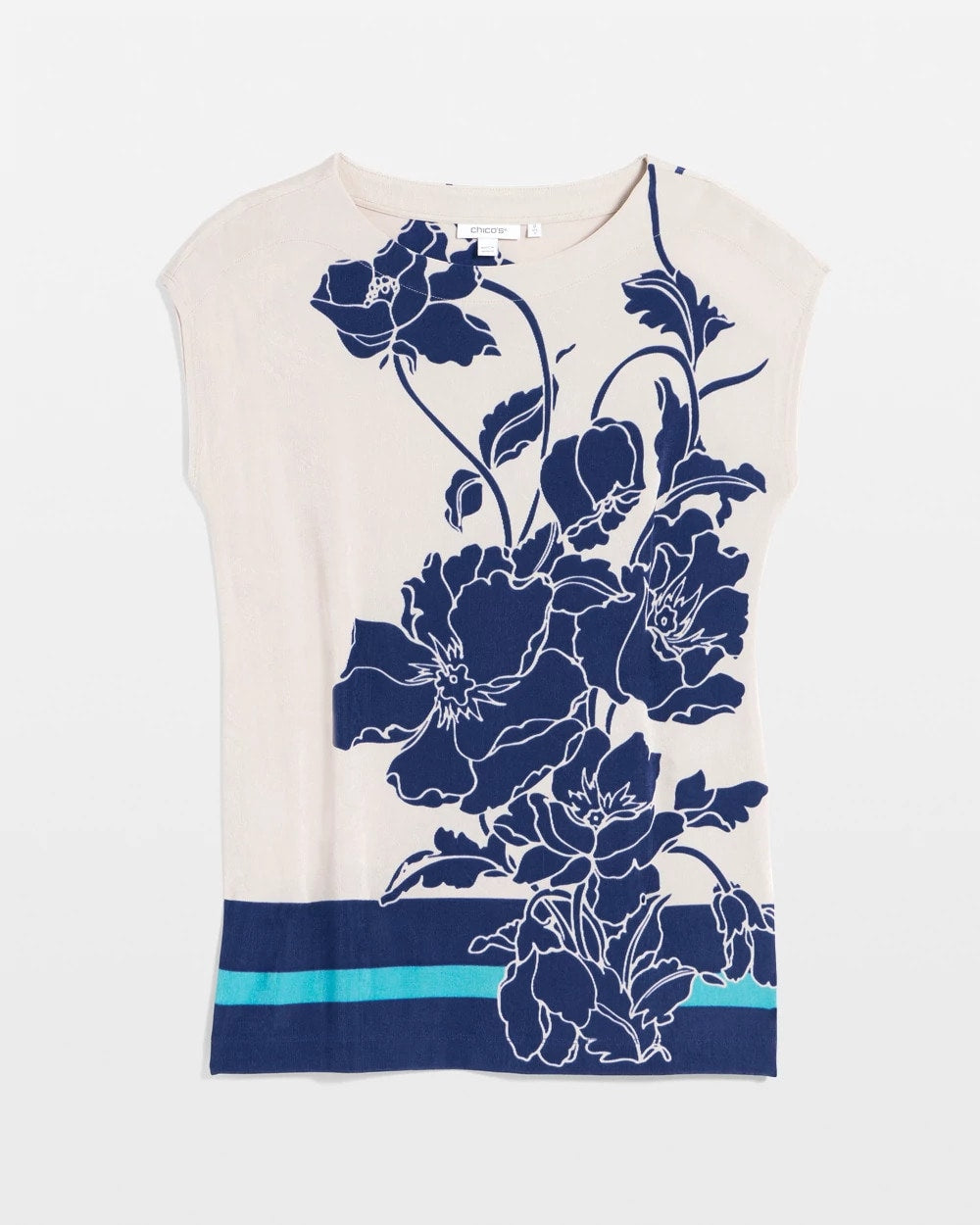 Travelers™ Wildflower Cap-Sleeved Tunic - Chico's