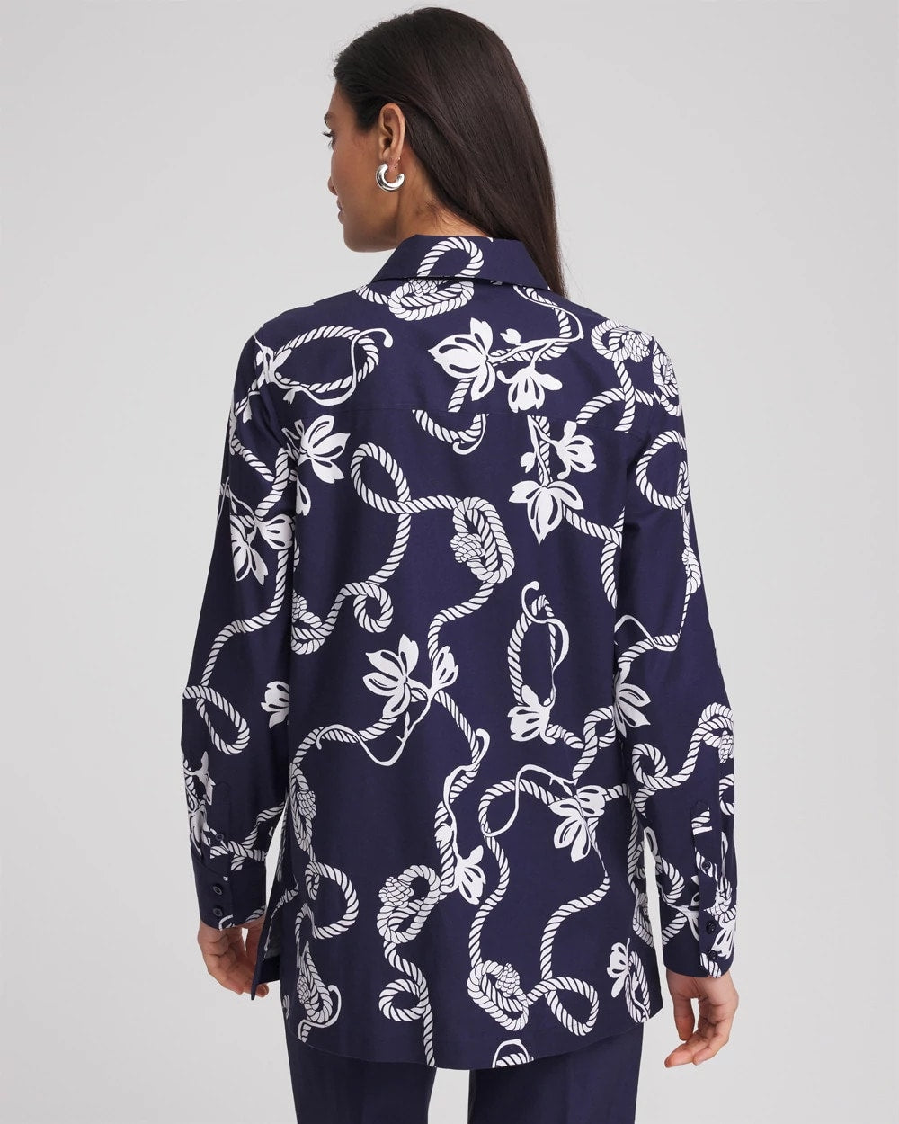 No Iron™ Rope Print Tunic - Chico's