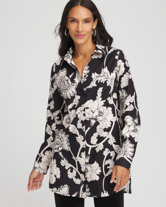 No Iron™ Bryne Bloom Stretch Tunic - Chico's