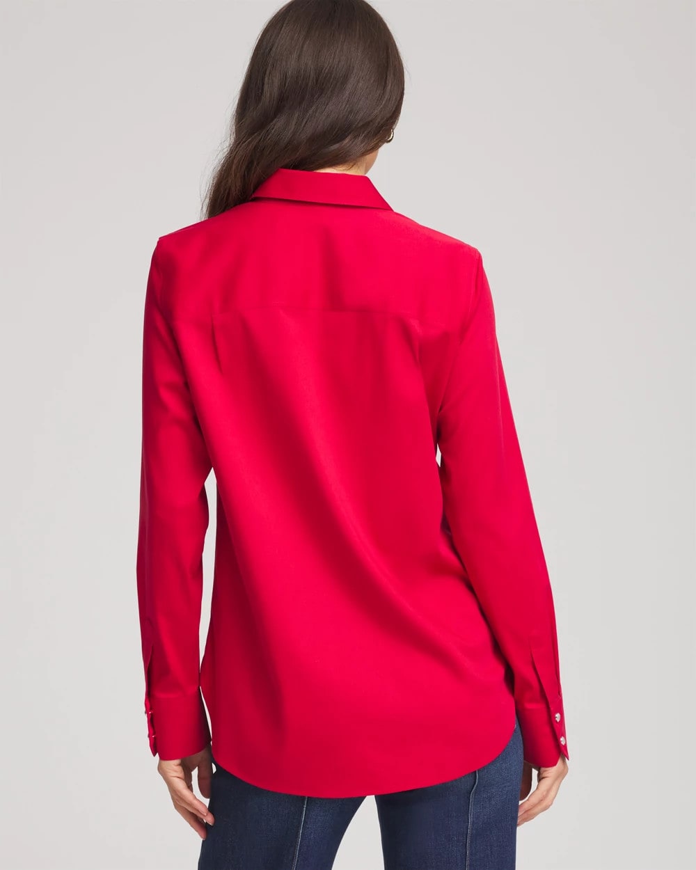 No Iron™ Rhinestone Button Shirt - Chico's