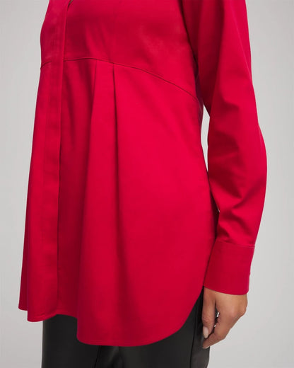 No Iron™ Peplum Pleated Shirt - Chico's
