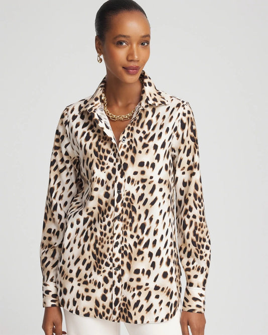 No Iron™ Animal Print Shirt - Chico's