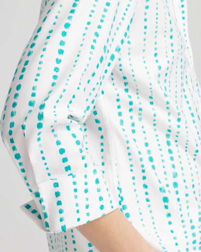 No Iron™ Sateen Bubble Print Shirt - Chico's