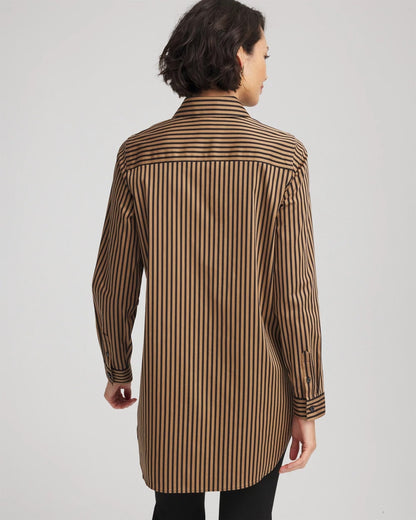 No Iron™ Slimming Imperial Stripe Tunic - Chico's