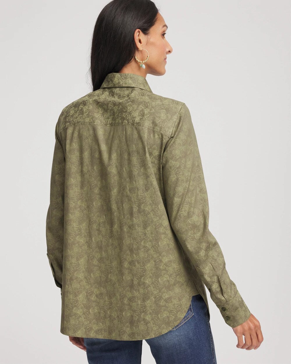 No Iron™ Jacquard Shirt - Chico's