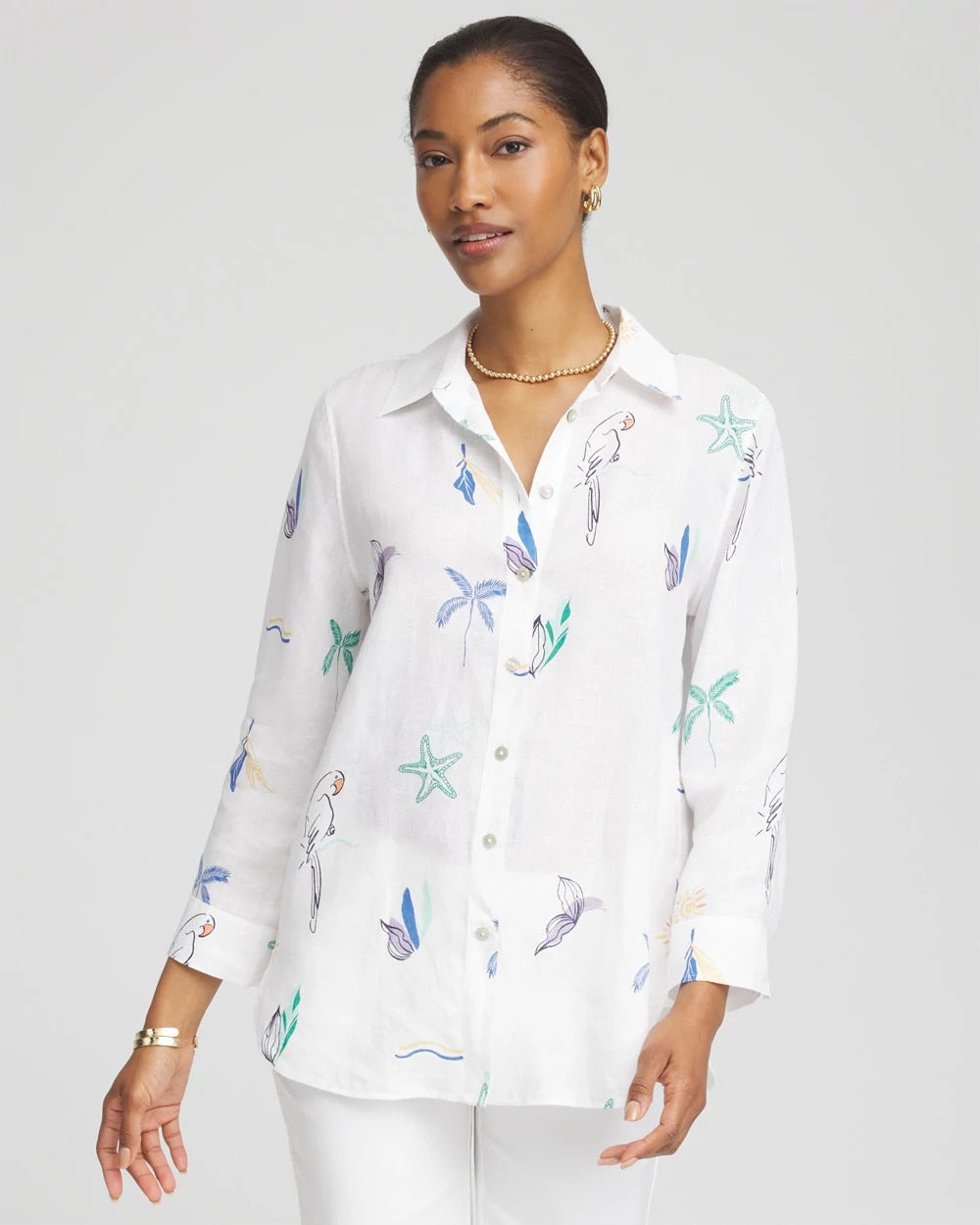 No Iron™ Island Linen Shirt - Chico's